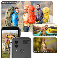 Smartphone Android robuste débloqué IP68, 5,7 pouces, résistant aux chocs, étanche, double caméra 12MP, lecteur d'empreintes digitales, anti-poussière, Snapdragon, FCC