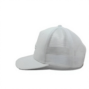 Casquette de camionneur fabriquée au Vietnam avec broderie 3D personnalisable, 5 panneaux, dos en maille blanche, pour adulte, usage quotidien, toutes saisons, accessoire d'extérieur - Product Image 2