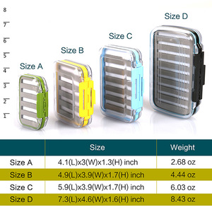 Boîte <span class=keywords><strong>à</strong></span> mouches en silicone multi-tailles avec logo personnalisé pour mouches de pêche - Product Image 2