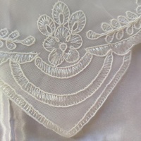 Applique en dentelle florale perlée de style européen, broderie DIY de strass et perles pour robe de mariée, chapeau, vêtement, écologique
