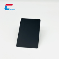 Carte noire RFID en PVC vierge sans contact avec logo personnalisé MIFARE DESFire EV3 EV1 2K 4K Chip NFC Cartes noires