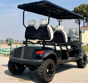 होटल मेहमानों के लिए ऑफ-रोड टायर के साथ 3-4 सीट 4 स्ट्रोक गैसोलीन गोल्फ कार्ट - Product Image 3