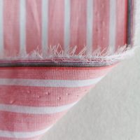 Kain Kemeja Bergaris 100% Katun Mitong End End Yarn Dyed Berkualitas Tinggi dengan Teknologi Wicking untuk Kemeja Pria Wanita Anak Laki-laki Perempuan