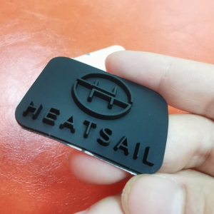 Etiqueta de PVC con Pegamento 3M, Proveedor de Logotipos en Relieve Personalizados, Parches de Goma con Transferencia de Calor 3D, Insignia de Silicona para Prendas - Product Image 2