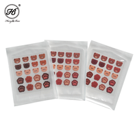 Patchs hydrocolloïdes en forme de patte d'ours mignons, 20 pièces, OEM d'usine, patchs anti-acné colorés de dessin animé, autocollants de couverture des imperfections du visage, soin de la peau