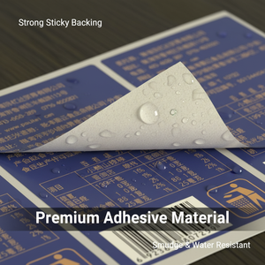 Custom-printed, high-quality, waterproof, self-adhesive food labels – suitable for snack tins and bagged food products - Product Image 4