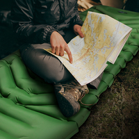 Matelas de camping gonflable ultraléger en TPU, imperméable, pliable, avec sac de rangement pour le camping, la randonnée et le backpacking