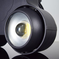 Projecteur de scène RG-244B IP65 étanche COB 4-yeux blanc chaud, éclairage de scène à effet blinder, contrôle DMX512, en aluminium durable