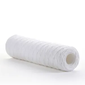 Cartucho de filtro de agua de sedimento de herida de cadena de ósmosis inversa de flujo completo Filtración de sedimentos de toda la casa Hoteles domésticos