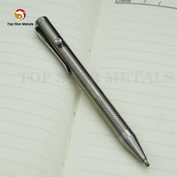Evgartist — stylos à bille en métal et en titane, de luxe, sensation lourde, pour écriture, travail, bureau, Signature