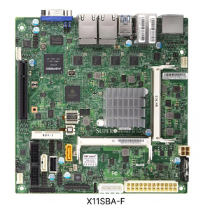 เมนบอร์ดเซิร์ฟเวอร์ MBD-X11SBA-F/LN4F ขนาด Mini-ITX พร้อมซ็อกเก็ตเดี่ยว FCBGA-1170 รองรับ DDR3 จัดส่งรวดเร็ว ราคาดี รุ่น Mini-ITX S - Product Image 1