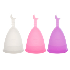Yueyue menstruation féminine coupe menstruelle réutilisable confortablement utiliser lavable Silicone période tasses femmes facile à nettoyer - Product Image 3
