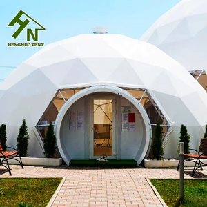 Dôme de tente rond en PVC de grande taille, structure en acier durable de luxe, 20 m, 30 m, 40 m, avec <span class=keywords><strong>baie</strong></span> vitrée transparente pour les événements en plein air - Product Image 3