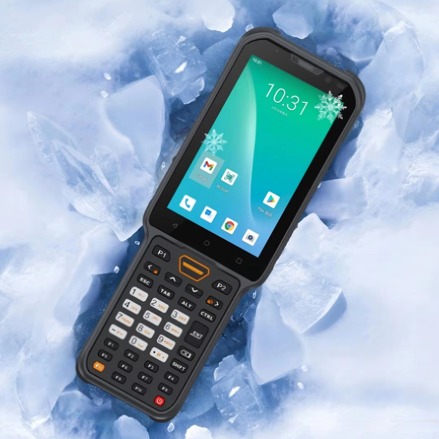 Manufacturer 4.3inch Model 7 Android 14.0 Handheld PDA Wireless 1D 2D QR Barcode Scanner Mobile Computer Terminal IP68