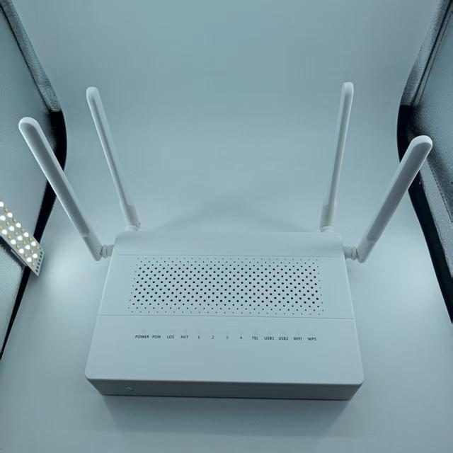 XPON WIFI6 ONU GPON EPON Ax3000 Dual-band Wifi6 Sk-d747 Ont by Xpon 4 Ge Ports 2/4 Antennas Tr069 Support Fiber Optic Equipment