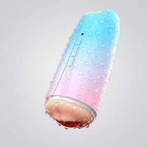 Superweicher Gummi-Vagina- und Oral-Stimulator, PUSSY und ASS STROKER Masturbator, freihändiger vibrierender elektrischer Masturbationsbecher - Product Image 3