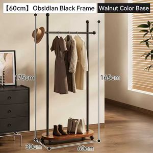 Perchero de ropa para el hogar, de suelo a techo, perchero de dormitorio, perchero vintage móvil, nuevo perchero de almacenamiento de ropa - Product Image 4