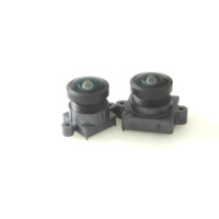 1.4mm F2.0 200 °   Objectif Fisheye Ultra Grand Angle M12 OKS-3001 Étanche IP69 6G+IR pour Caméra de Tableau de Bord Panoramique de Voiture et Caméra de Sécurité CCTV