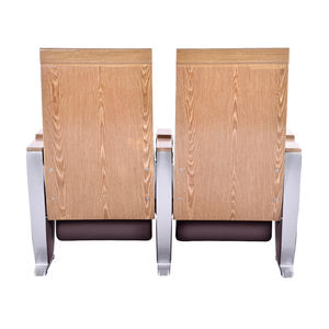 مقاعد حديثة من الخشب أو الألومنيوم بإطار قابل للطي من الفولاذ المصنوع من البولي يوريثين ، مقاعد قاعة تقليدية - Product Image 5