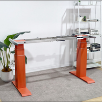 Cadre de bureau exécutif électrique à double moteur, réglable en hauteur, capacité de charge 100 kg, vitesse 15-25 mm/s, pour espace de bureau moderne