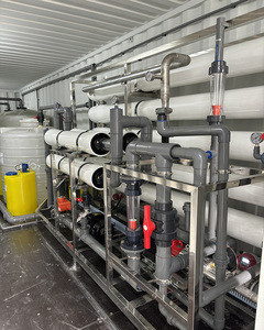 Planta de tratamiento de agua con sistema de ósmosis inversa para desalinización de agua de mar tipo contenedor 300T/d - Product Image 3