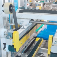 Línea de Ensamblaje Automática de Alta Velocidad LWT para Empaque de Cartones, Formadora de Cajas, Plegadora, Selladora, Etiquetadora Envolvente, 480 CPH, Acero Inoxidable, Papel y Lámina