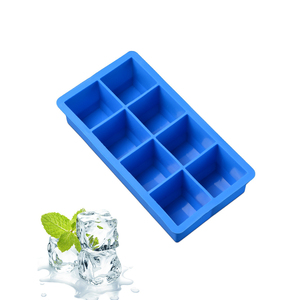 Moules à glaçons en silicone OEM ODM, empilables et étanches, pour la fabrication de <span class=keywords><strong>whisky</strong></span> et de cocktails, grands glaçons carrés - Product Image 1