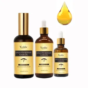 Yedda Professional Manufacturer OEM Best Moisturizer Hair Treatment Argan Oil From Morocco Serum Private Label Natural Argan Oil