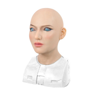 Masque facial en silicone pour jeune femme, idéal pour Halloween, cosplay, drag queen, <span class=keywords><strong>travesti</strong></span> homme-femme - Product Image 3
