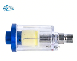 Régulateur de pression pour <span class=keywords><strong>pistolet</strong></span> de pulvérisation avec manomètre, filtre séparateur d'eau en ligne, adaptateur, accessoires pour outils pneumatiques, aérographes et compresseurs - Product Image 5