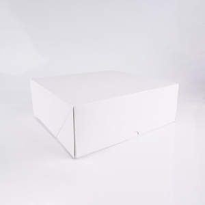 Оптовая партия: Экологичная упаковка для тортов и выпечки из переработанного пищевого картона, белая гофрированная коробка для подарков на день рождения - Product Image 4