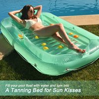 Vente en gros de matelas gonflable pour piscine, piscine de bronzage flottante pour piscine, lac, plage, bain de soleil, jouets aquatiques d'été