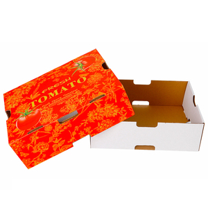 Caja <span class=keywords><strong>de</strong></span> Embalaje Decorativa Personalizada con Logotipo Impreso para Verduras, Caja <span class=keywords><strong>de</strong></span> Embalaje para <span class=keywords><strong>Tomates</strong></span> Cherry, Caja <span class=keywords><strong>de</strong></span> Frutas <span class=keywords><strong>de</strong></span> Papel - Product Image 4