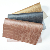 Cuir synthétique PVC imperméable et résistant à l'usure à motif crocodile pour ceintures/sacs