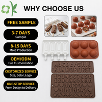 OKSILICONE Vente en gros, moule en silicone personnalisé à 6 cavités, forme semi-sphérique ronde, pour gâteaux mousse, glaces et chocolats
