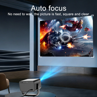 Projecteur mobile intelligent d'usine Android 14 4K Full HD LCD LED avec haut-parleurs intégrés WiFi6 32 Go de stockage Cinéma maison portable