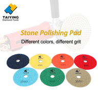 Disques de polissage diamantés flexibles de 200 mm pour le polissage humide du granit, du marbre, de la pierre et du quartz
