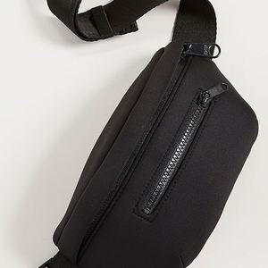 Custom Neoprene Jumbo Fanny Pack Waterproof Hip Bag Travel Running Sports Black Zipper Phone Crossbody Waist Belt Unisex Keymay - Product Image 2