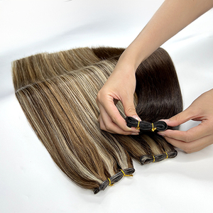 <span class=keywords><strong>Precio</strong></span> <span class=keywords><strong>de</strong></span> Fábrica Extensiones <span class=keywords><strong>de</strong></span> Cabello Slavic Genius 12A <span class=keywords><strong>de</strong></span> <span class=keywords><strong>Doble</strong></span> Trama, Lisas y Sedosas, Cortables, Sin Retorno, Trama Fina, Proveedor Mayorista - Product Image 4