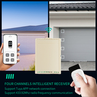 Receptor Inteligente YET404WTR TUYA APP WIFI AC/DC 9~24V 4CH, Control Remoto, Controlador Inteligente Wifi