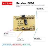 Solution PCBA de carte de circuit imprimé RC 2,4 GHz 6 canaux GS812R pour récepteur de jouet d'ingénierie excavateur sur chenilles télécommandé personnalisé
