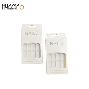 Eco-friendly <b>Paper</b> box Hanging Hole Display <b>Boxes</b> for Press On Nails, Foldable <b>Paper</b> <b>Boxes</b> for DIY False Nails - Product Image 2