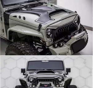 פנדר flares קדמי + סגנון עכביש רעל ג 'יפ fornwrangler jk 2007-2017 j067 lantsun - Product Image 4