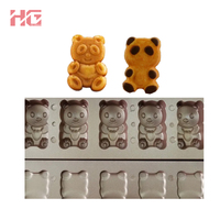 Ligne de production de gâteaux en forme d'ours 3D en acier inoxydable SUS304, conception hygiénique, pour usine alimentaire commerciale à grande échelle