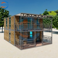 Maison conteneur préfabriquée portable à deux étages WinFair Japan à prix compétitif pour logement d'appoint / maison d'hôtes / éco-lodge