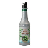 Confiture de prune verte Taihu Meilin 1,2 kg – Granulés de pulpe de fruit concentrés saveur fruitée pour les salons de thé – Préparation instantanée pour boisson