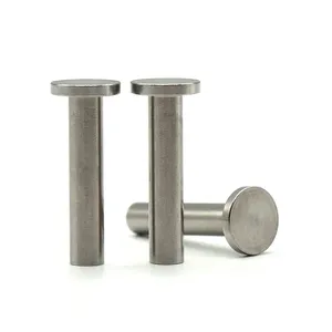 JIYAN Custom Precision Stainless Steel Cnc Turning Flat Head Pin Shaft Fabrication Service Cnc Machining Parts