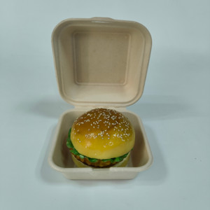 高品質カスタム使い捨て黒色バーガーボックス食品グレード段ボール包装、ハンバーガー工場直送 - Product Image 6