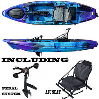 Kayak de pêche à pédales, modèle, vente en gros