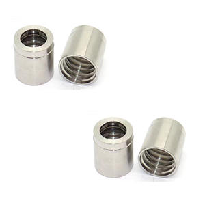 Hydraulik schlauch anschlüsse Ferrule Crimp buchse 2 Draht 03310 - Product Image 3